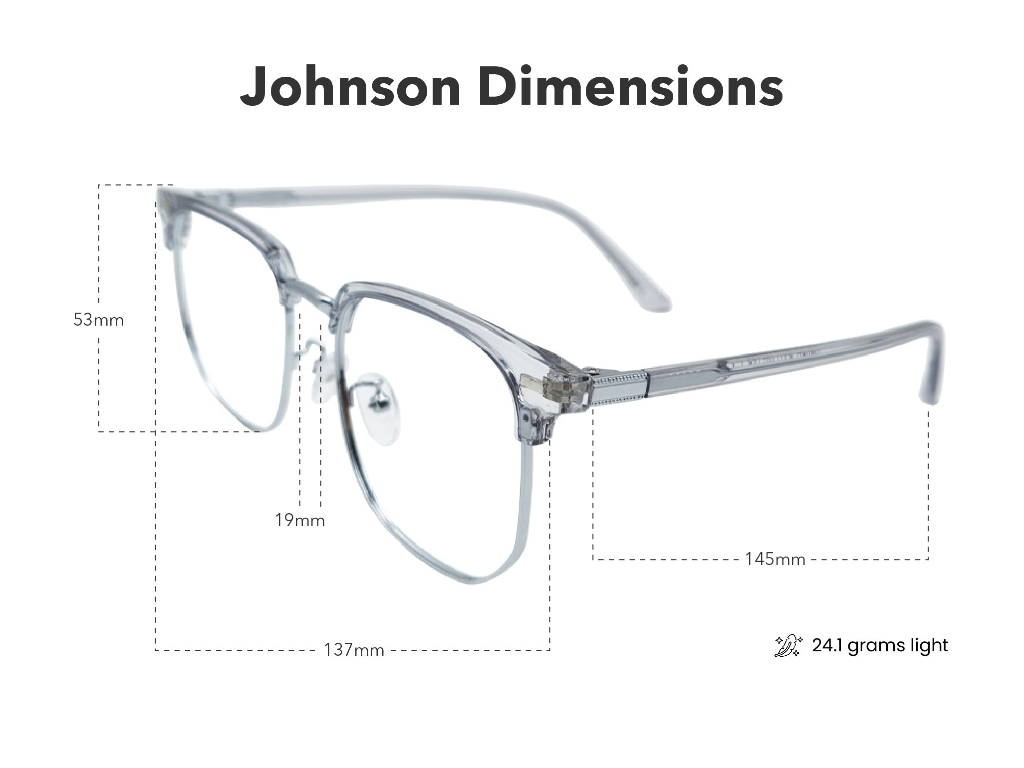 Load image into Gallery viewer, Johnson in Clear Grey