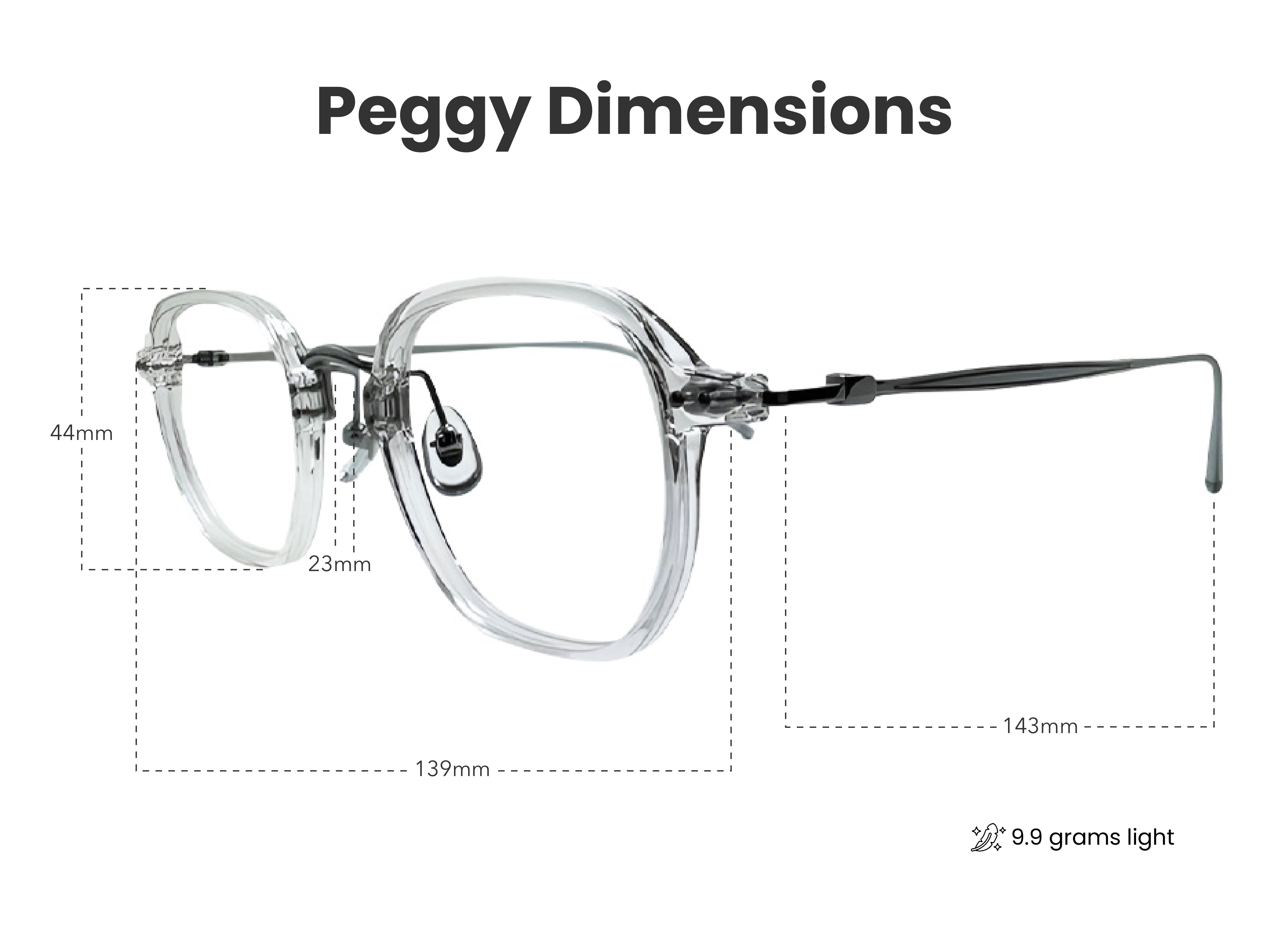 Load image into Gallery viewer, Peggy in Clear