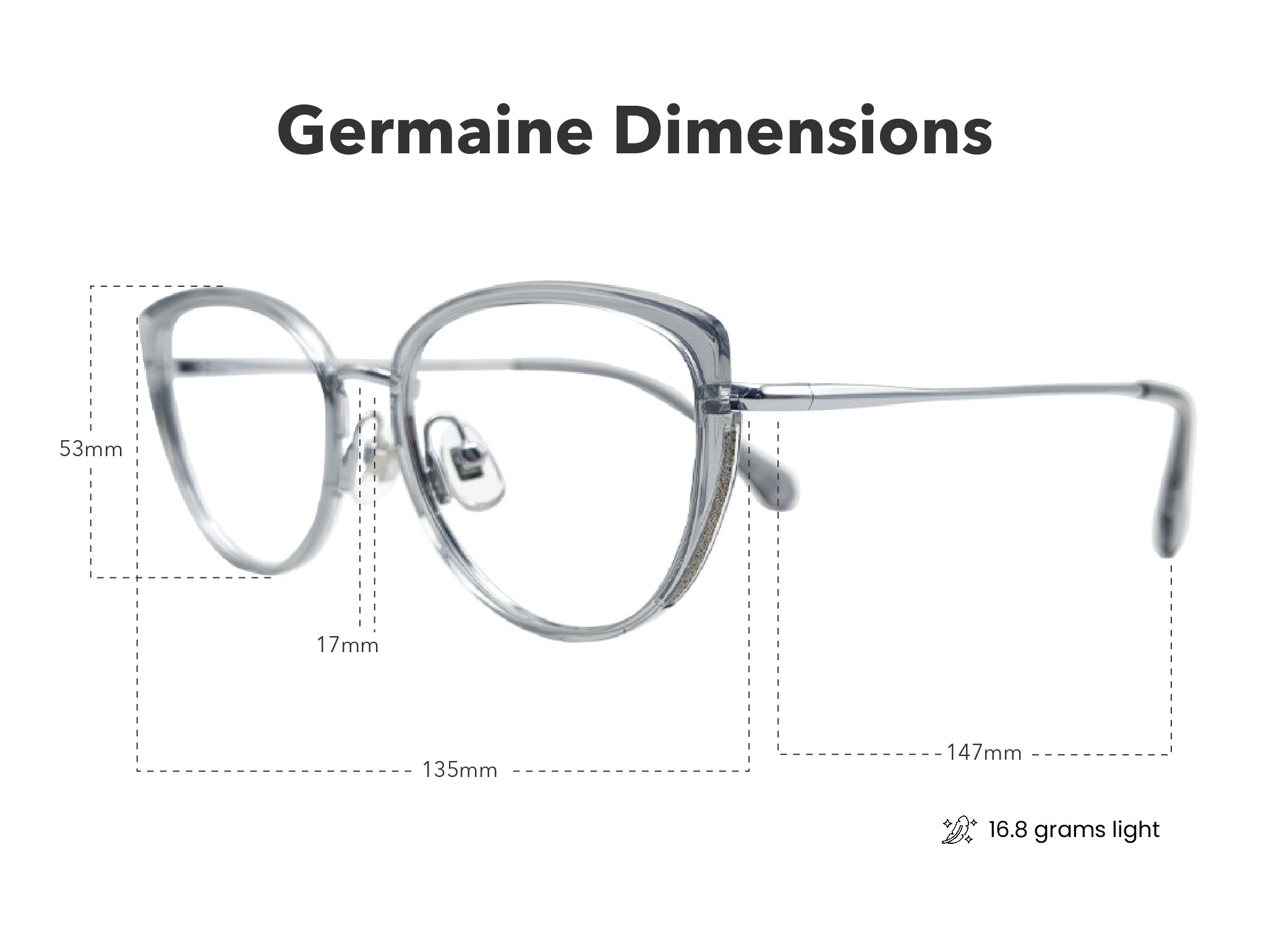 Load image into Gallery viewer, Germaine in Clear Grey
