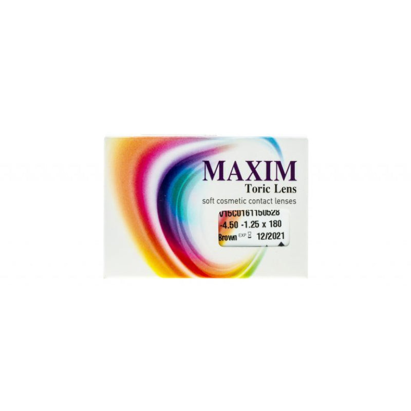Maxim Colour Toric for Astigmatism Correction (Bi-Monthly) 2 Pack