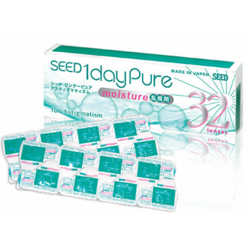 SEED 1 DAY Pure Moisture for Astigmatism 32 Pack